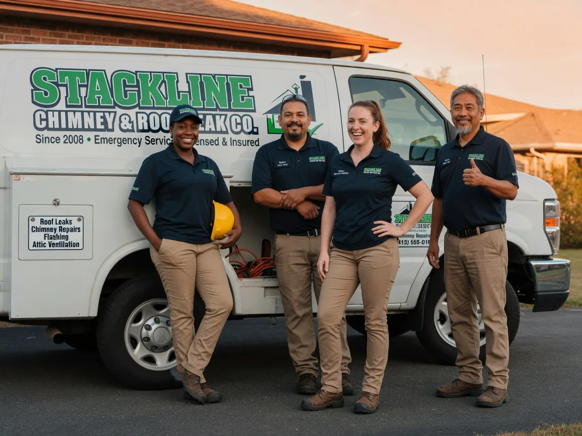 Chimney flashing repair company in New London, WI